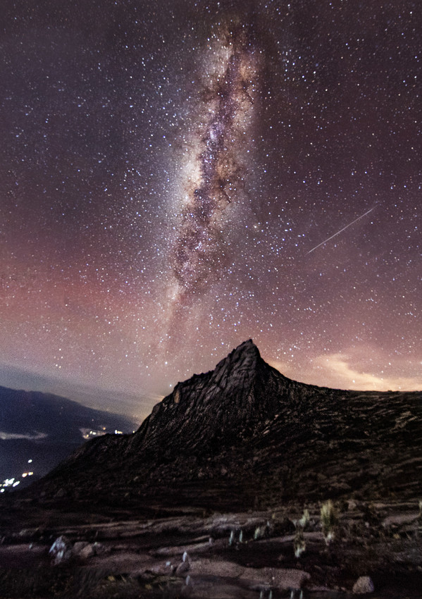 Starry Night from Mt Kinabalu