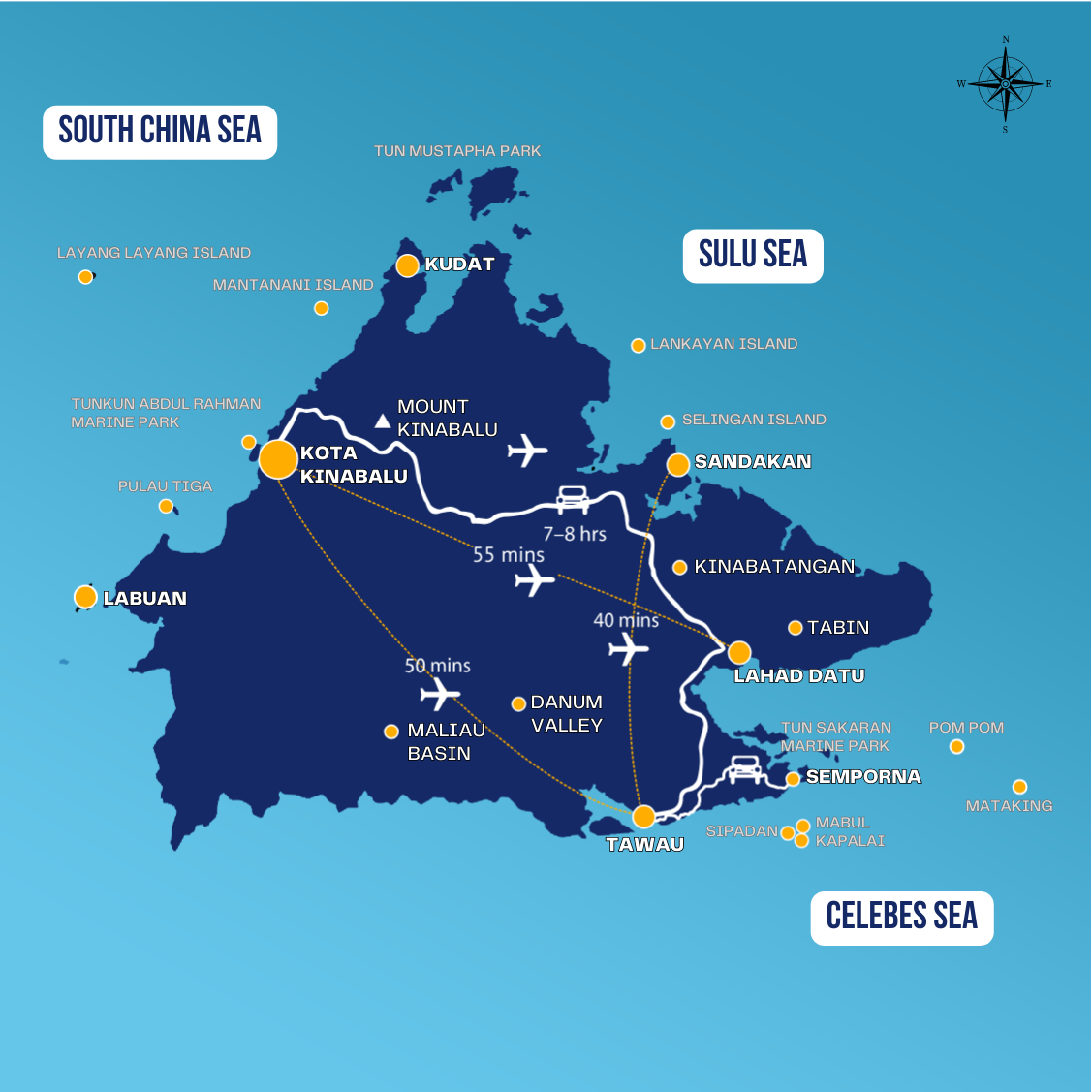 Sabah Map
